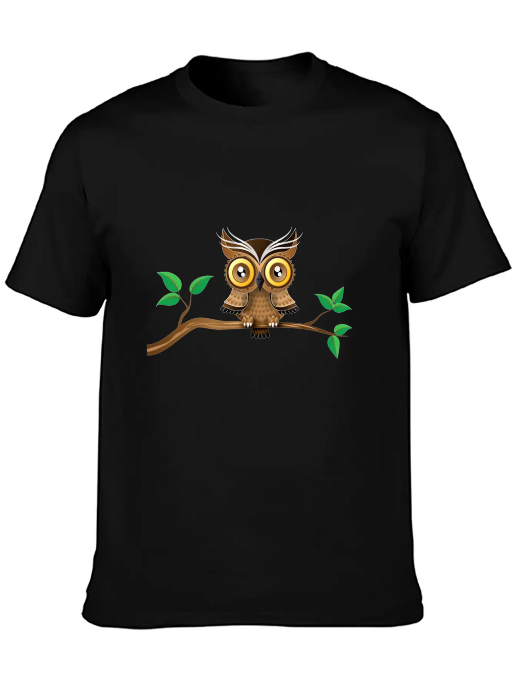 Owl Bird Unisex Casual T-Shirt – Clean Design For Daily Comfort