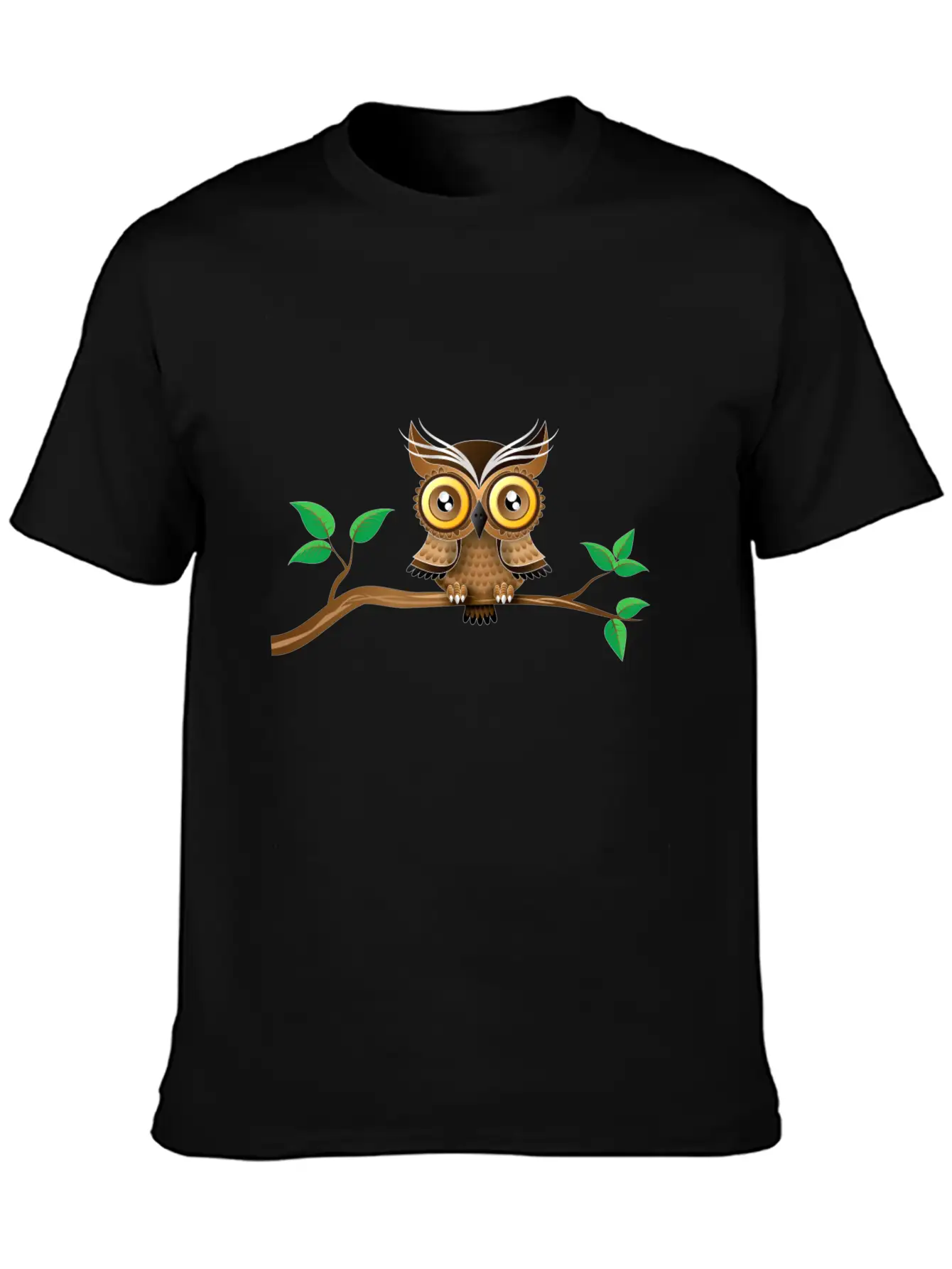 Owl Bird Unisex Casual T-Shirt – Clean Design For Daily Comfort