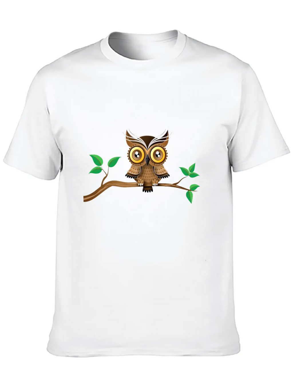 Owl Bird Unisex Casual T-Shirt – Clean Design For Daily Comfort