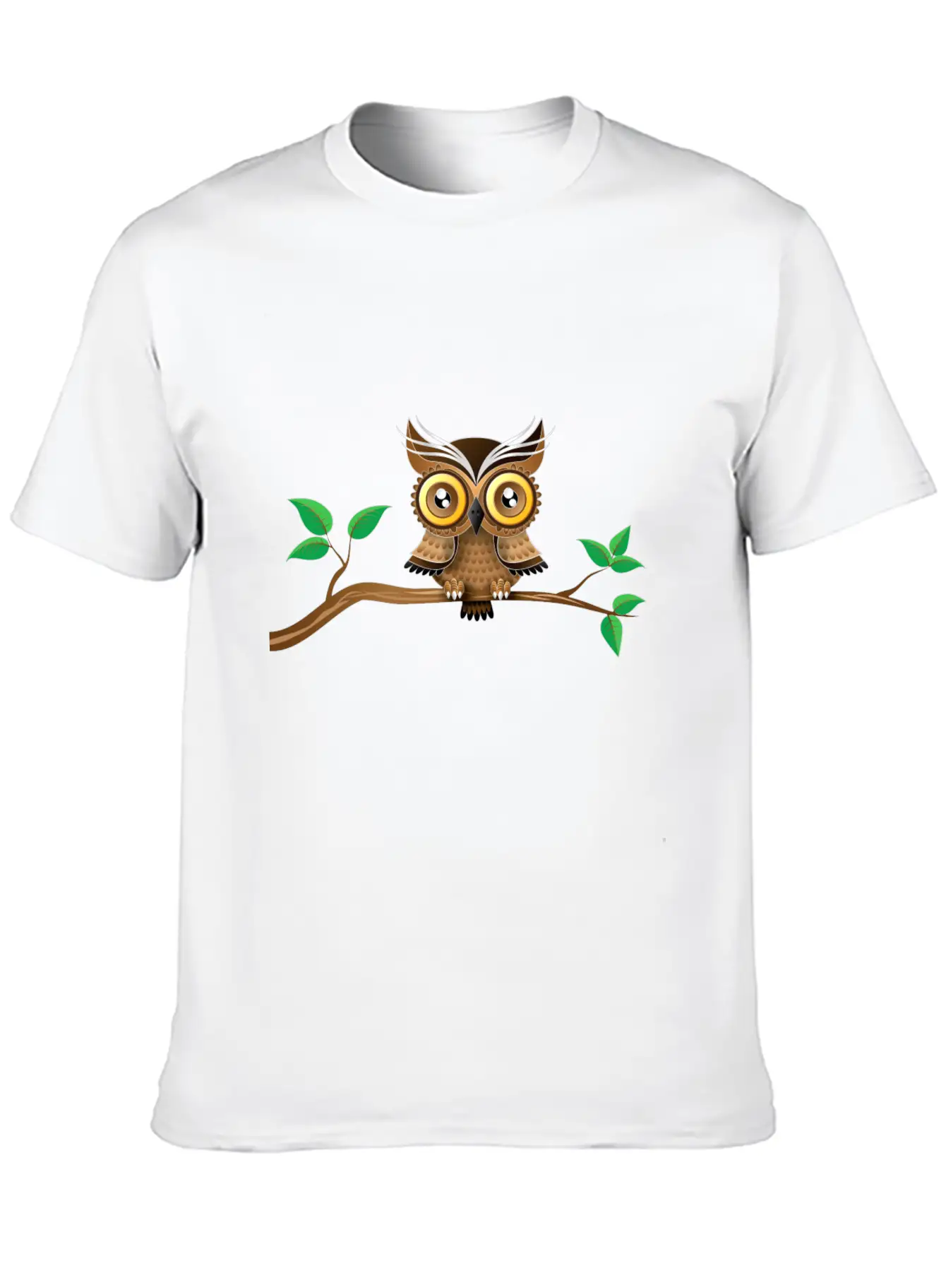 Owl Bird Unisex Casual T-Shirt – Clean Design For Daily Comfort