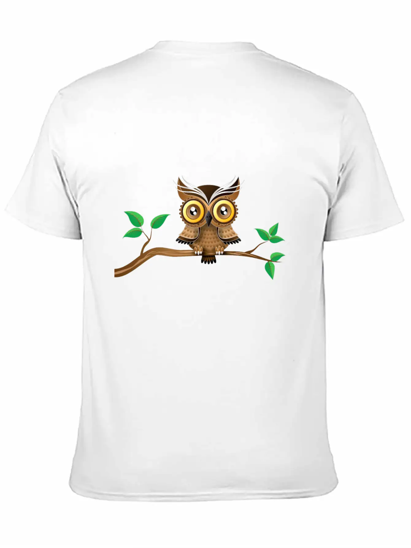 Owl Bird Unisex Casual T-Shirt – Clean Design For Daily Comfort