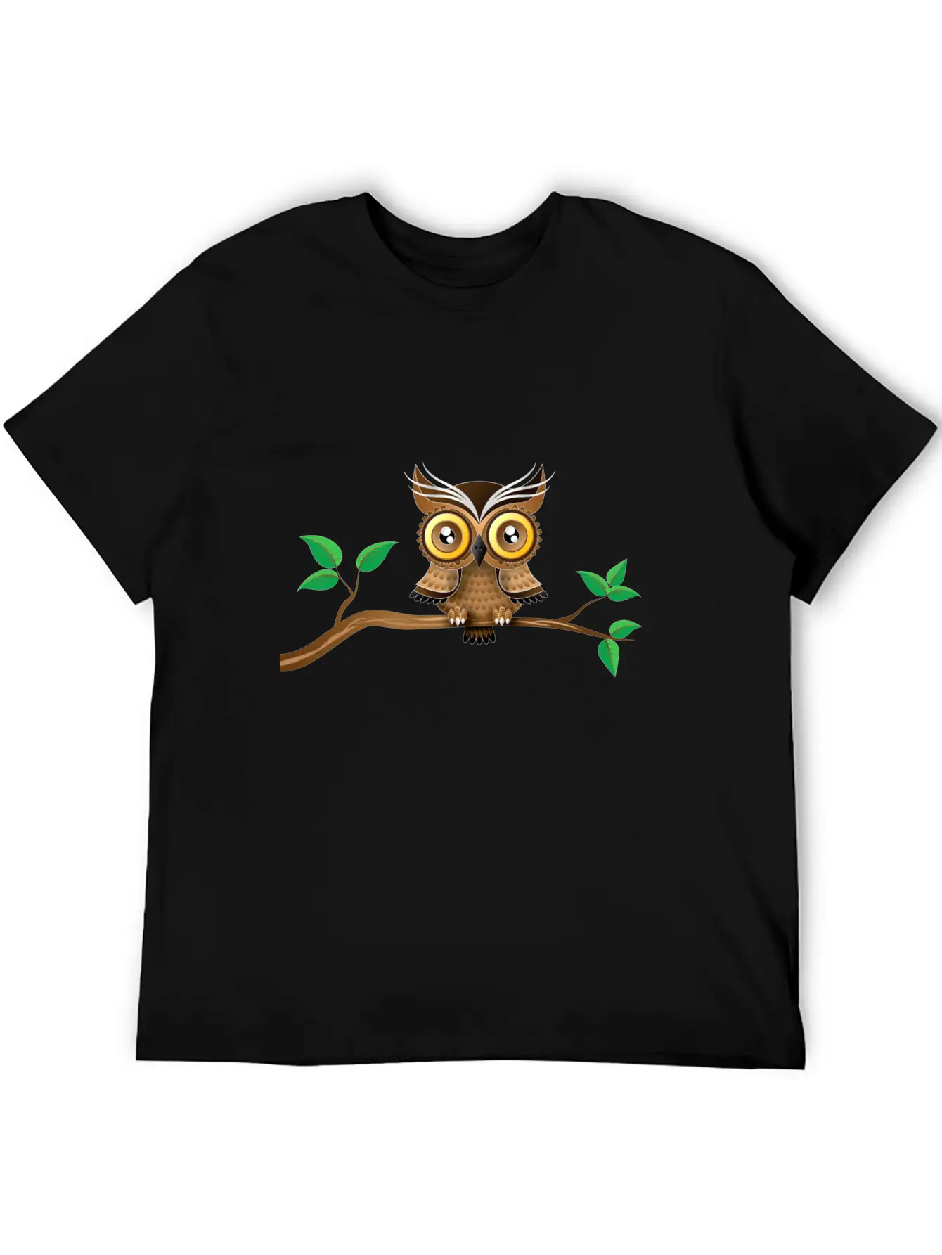 Owl Bird Unisex Casual T-Shirt – Clean Design For Daily Comfort
