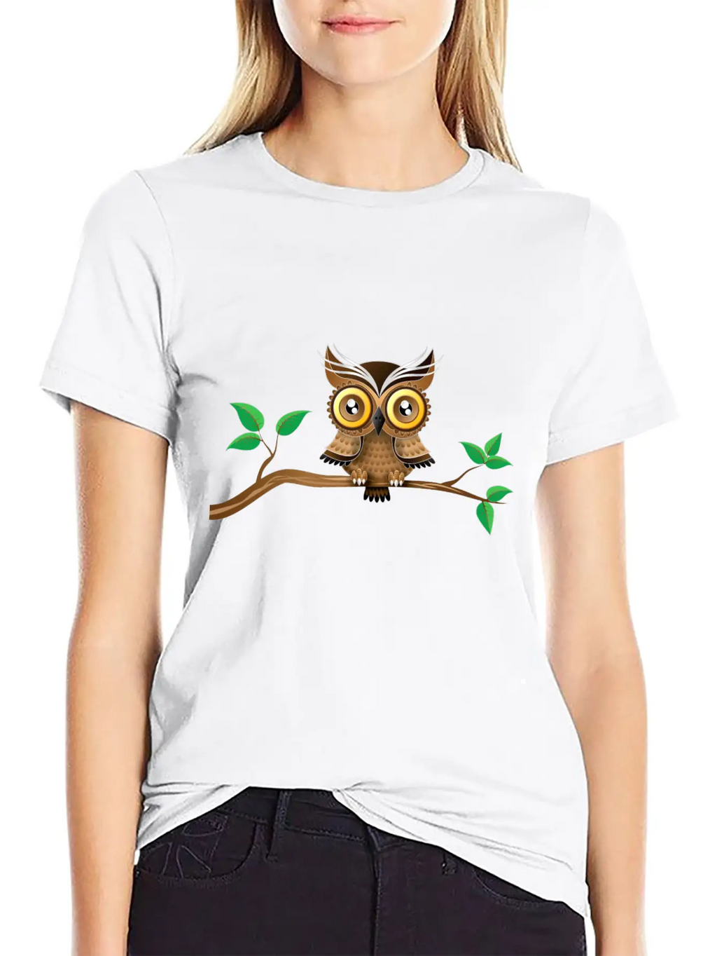 Owl Bird Unisex Casual T-Shirt – Clean Design For Daily Comfort