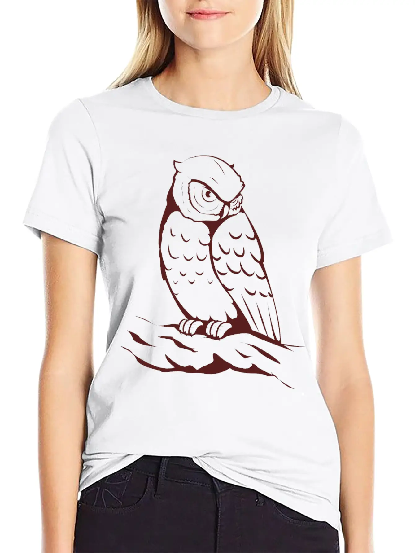 Owl Breathable Graphic T-Shirt – Perfect For Casual Days