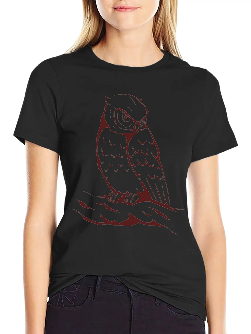 Owl Breathable Graphic T-Shirt – Perfect For Casual Days