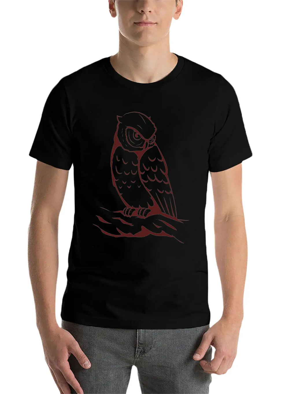 Owl Breathable Graphic T-Shirt – Perfect For Casual Days