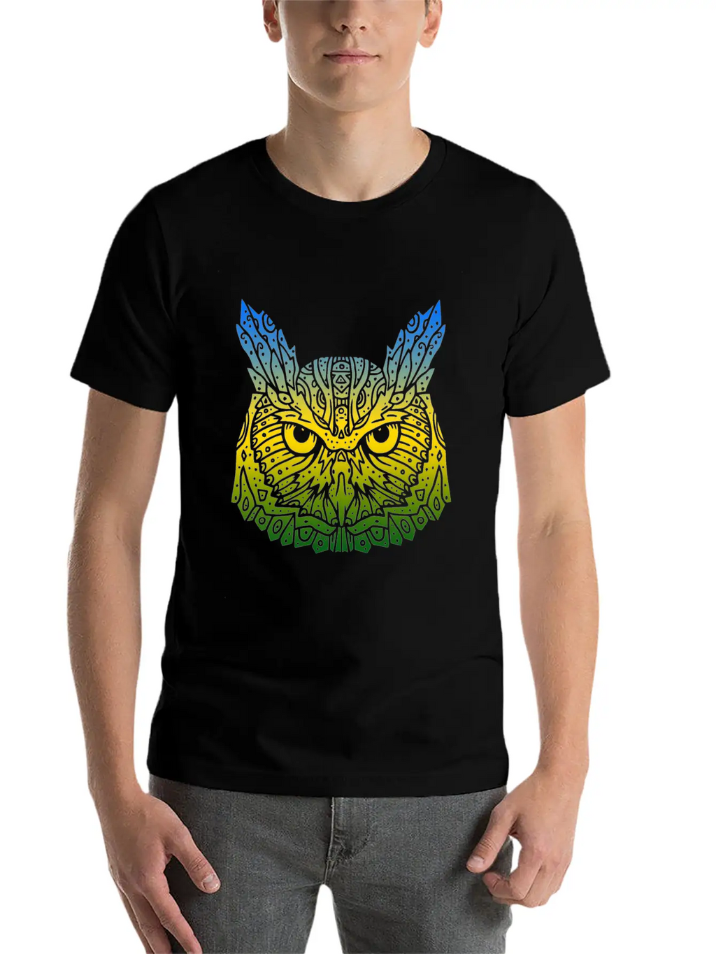 Owl Breathable Soft Cotton T-Shirt – Timeless Casual Look