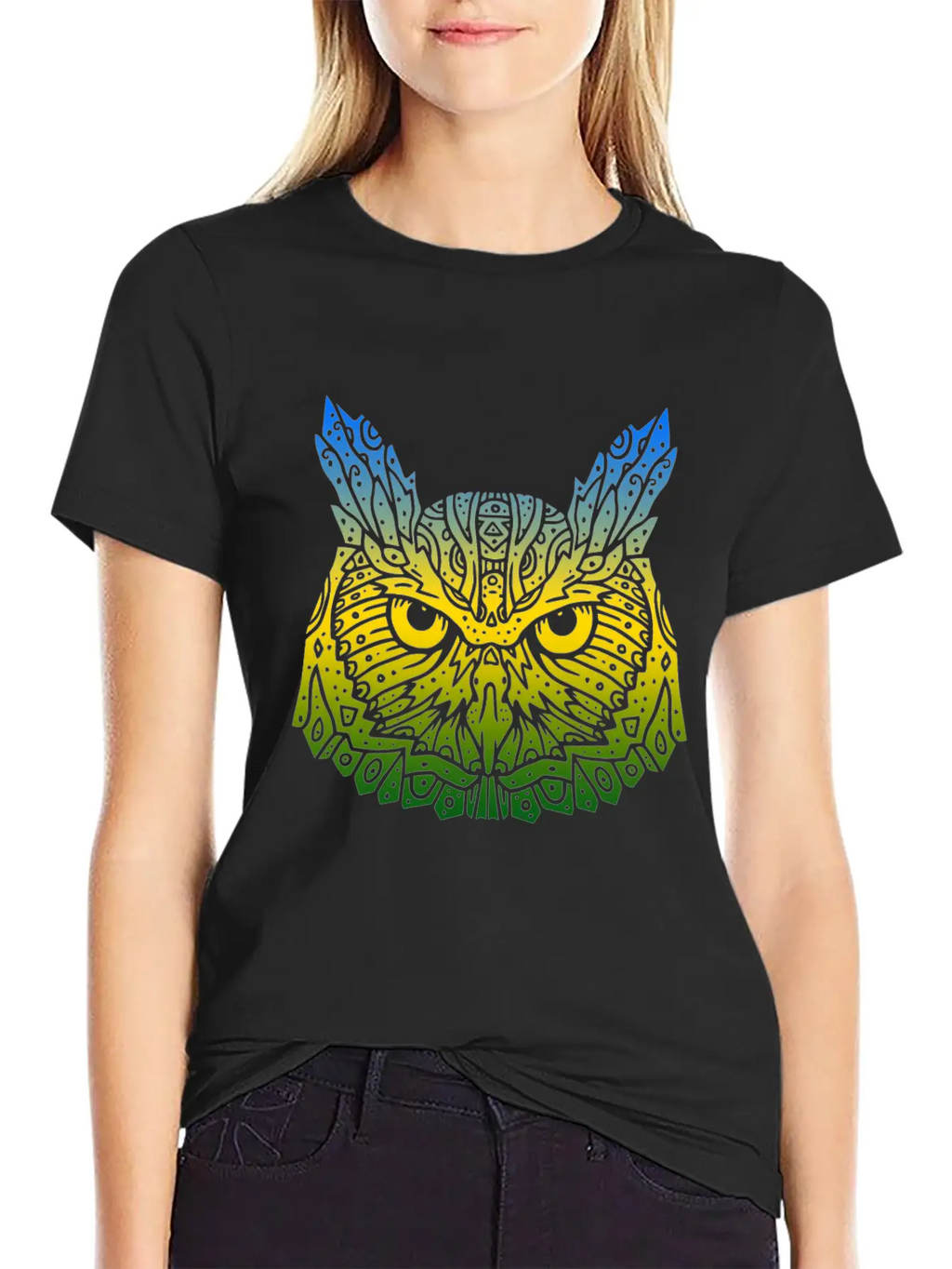 Owl Breathable Soft Cotton T-Shirt – Timeless Casual Look