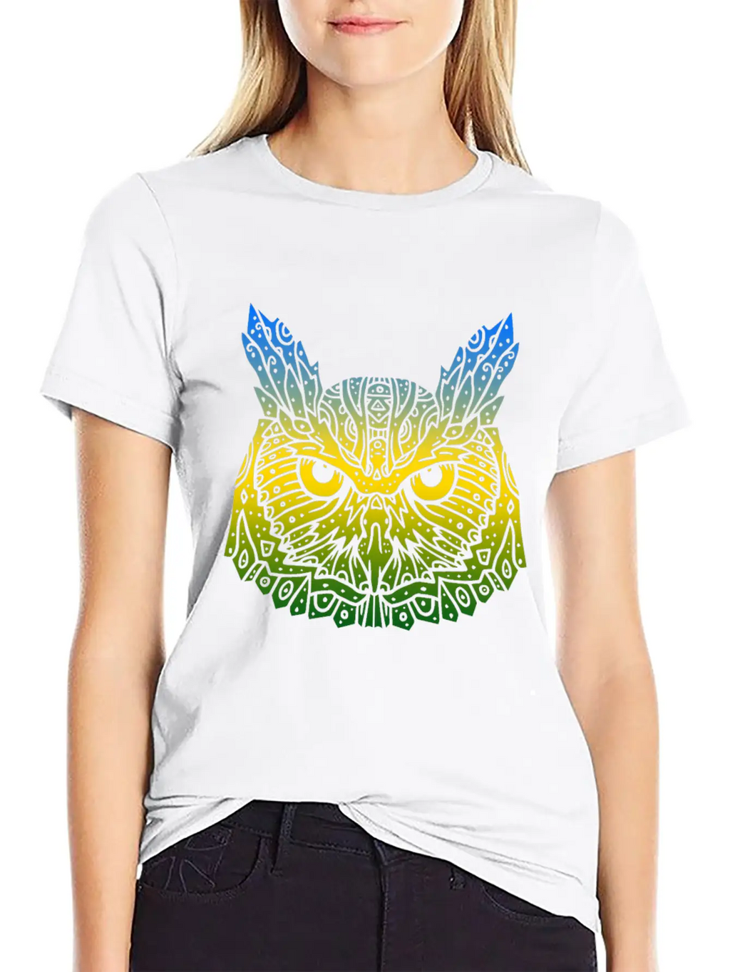 Owl Breathable Soft Cotton T-Shirt – Timeless Casual Look