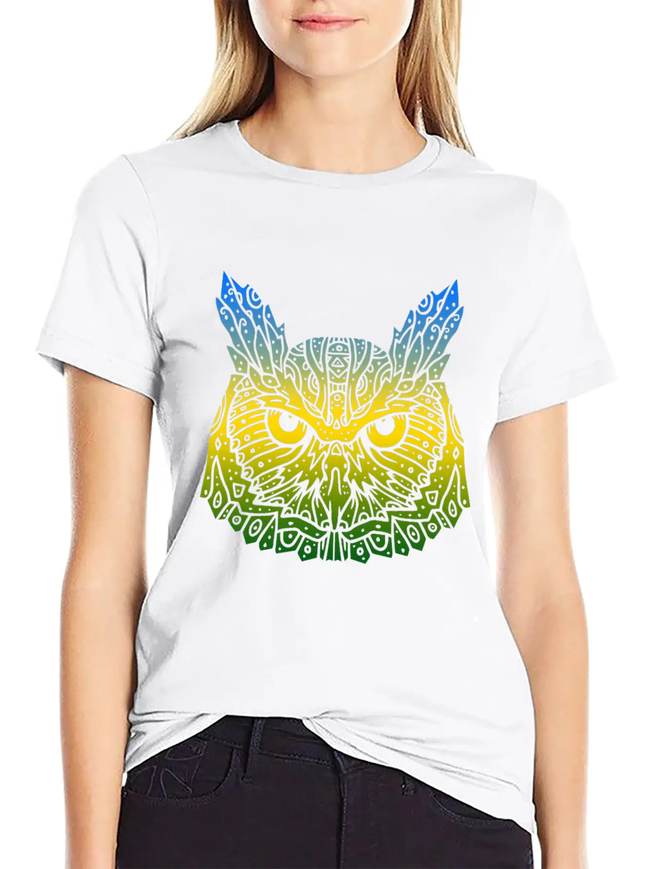 Owl Breathable Soft Cotton T-Shirt – Timeless Casual Look