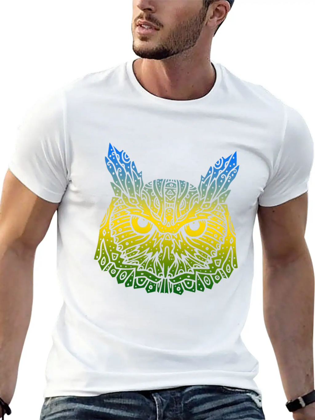 Owl Breathable Soft Cotton T-Shirt – Timeless Casual Look