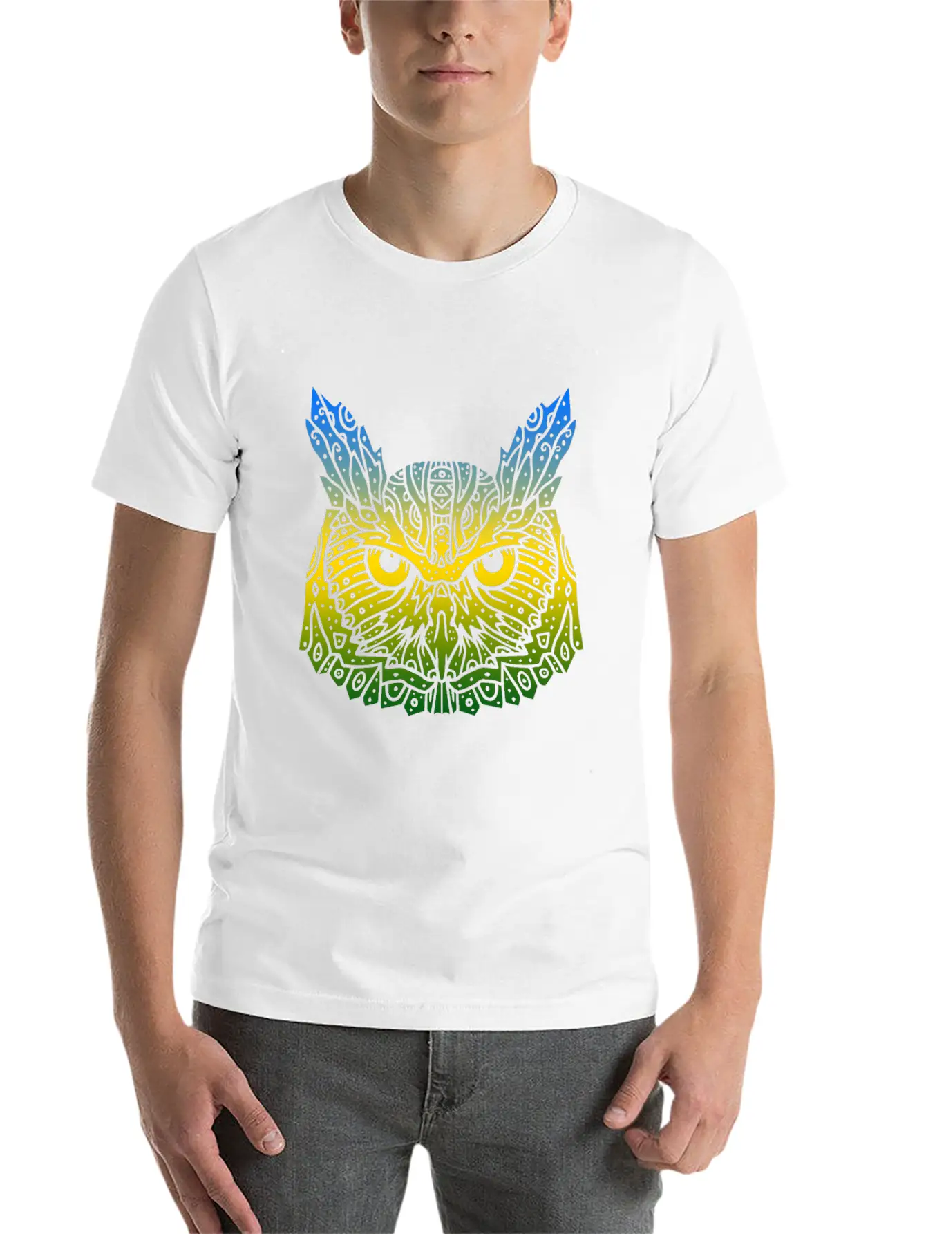 Owl Breathable Soft Cotton T-Shirt – Timeless Casual Look