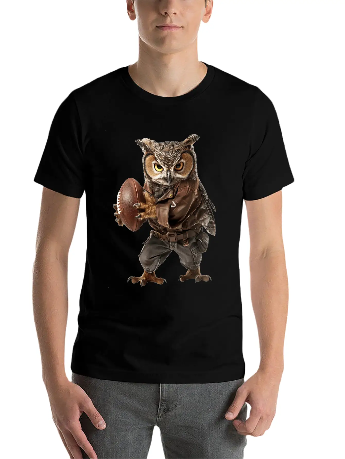 Owl Relaxed Everyday Tee – Lightweight And Durable Cotton