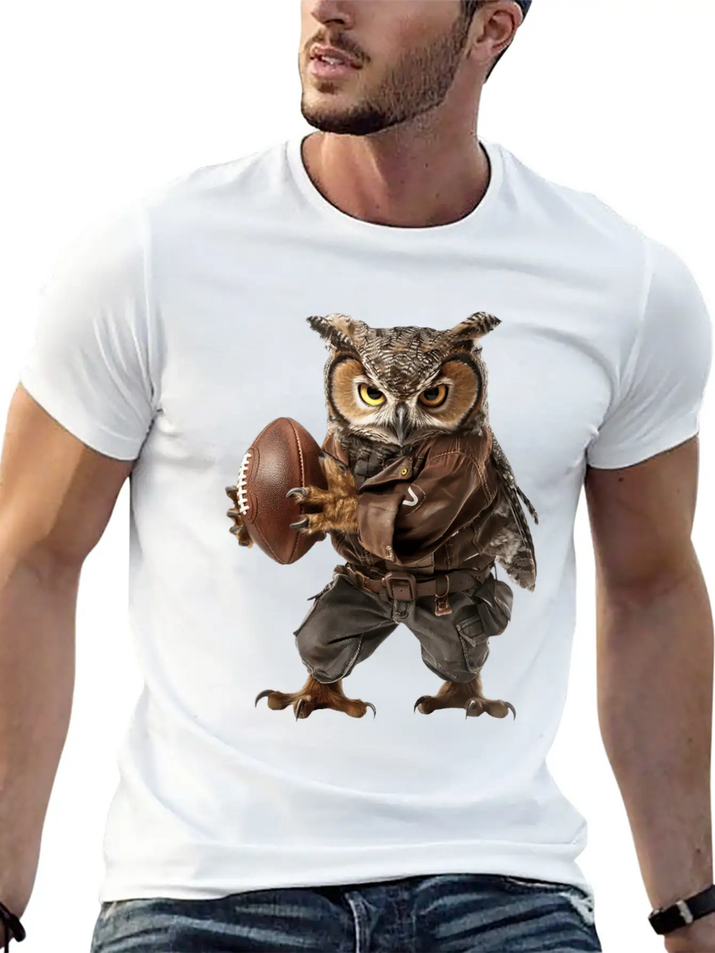 Owl Relaxed Everyday Tee – Lightweight And Durable Cotton