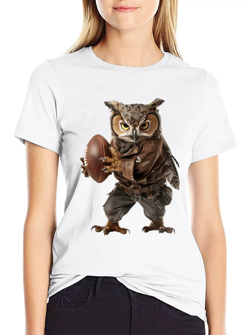 Owl Relaxed Everyday Tee – Lightweight And Durable Cotton
