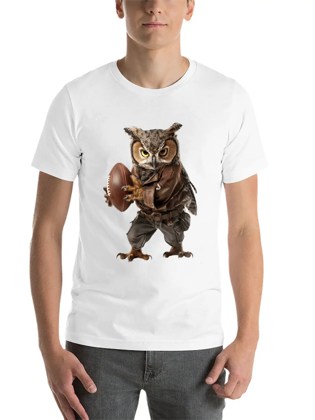 Owl Relaxed Everyday Tee – Lightweight And Durable Cotton