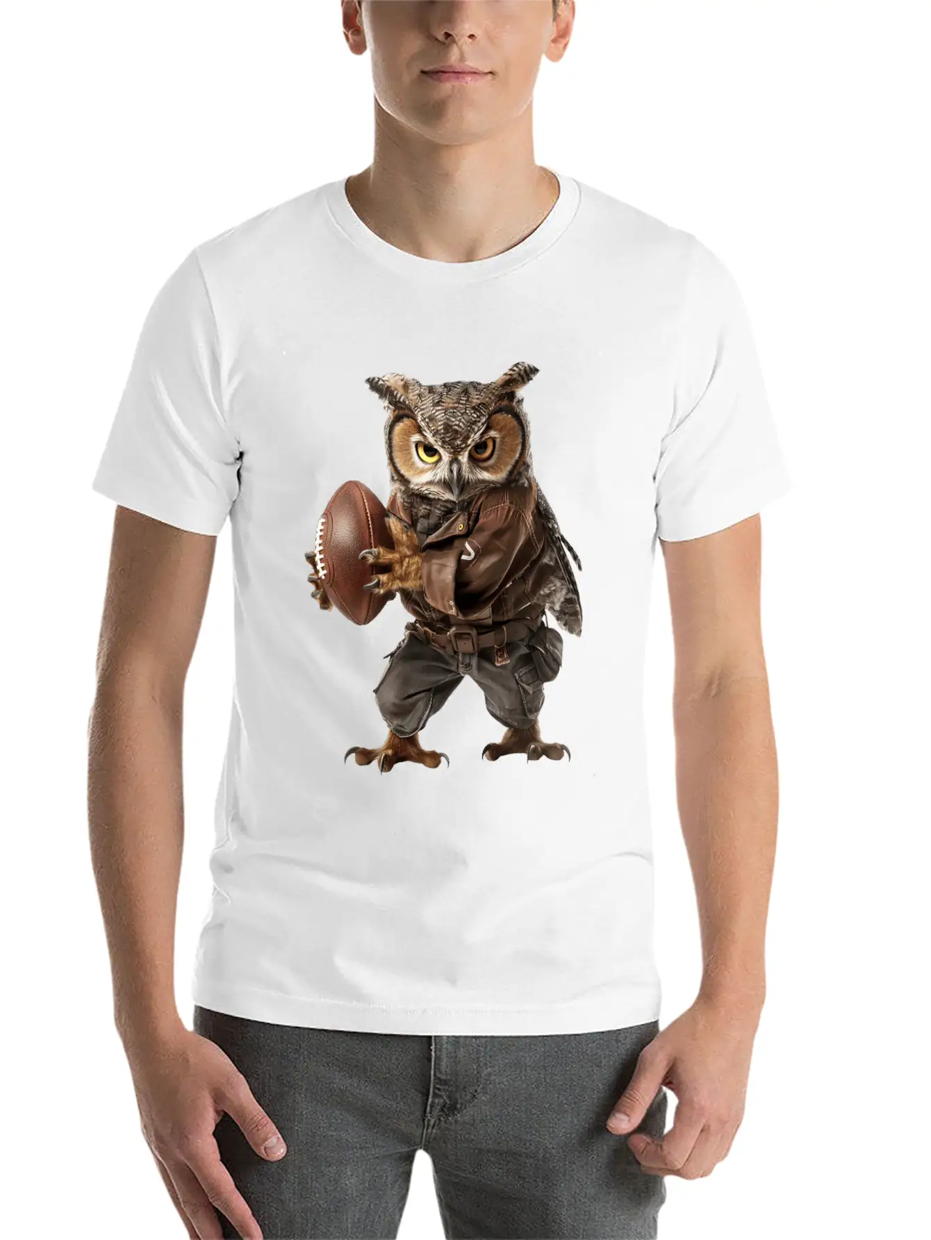 Owl Relaxed Everyday Tee – Lightweight And Durable Cotton