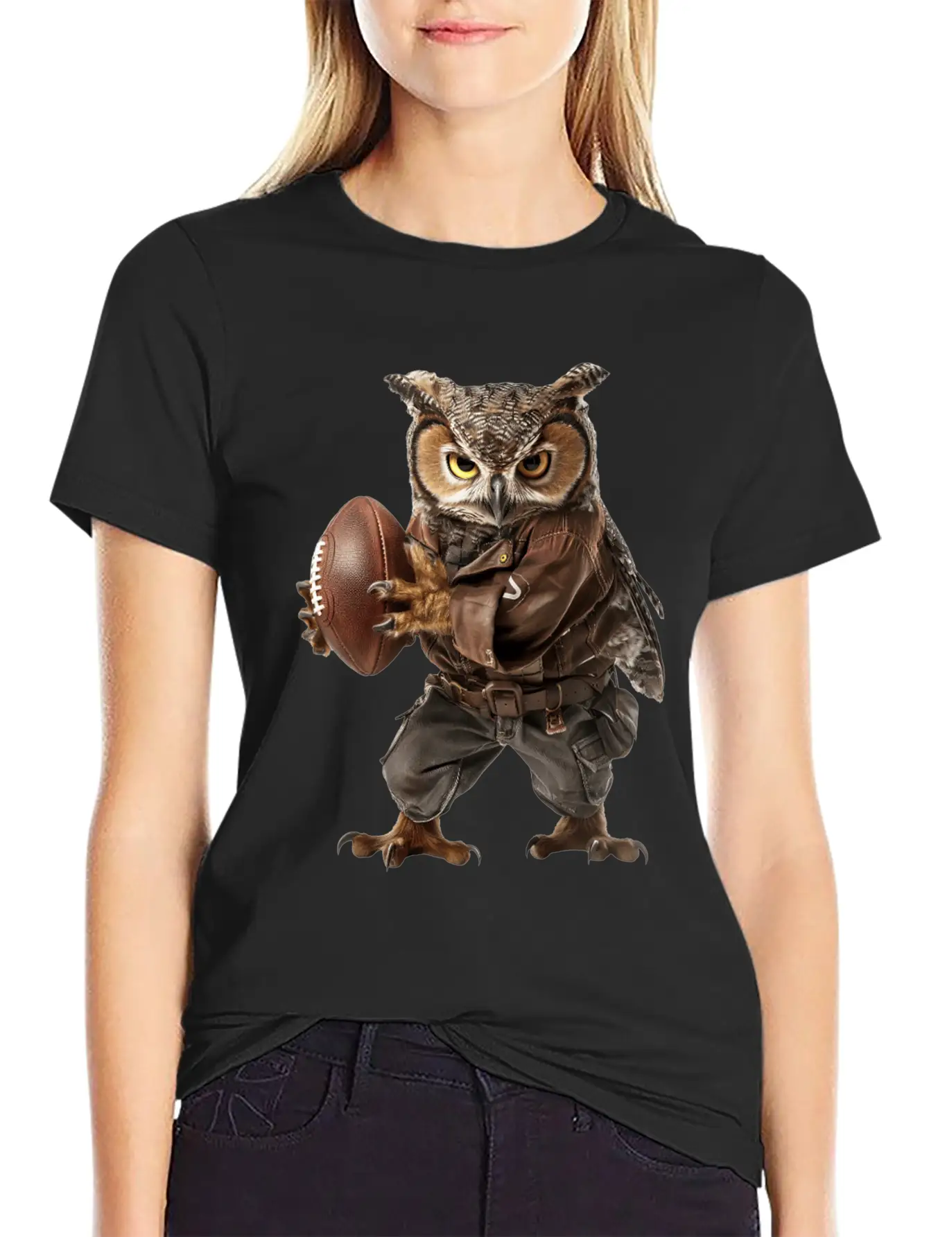 Owl Relaxed Everyday Tee – Lightweight And Durable Cotton