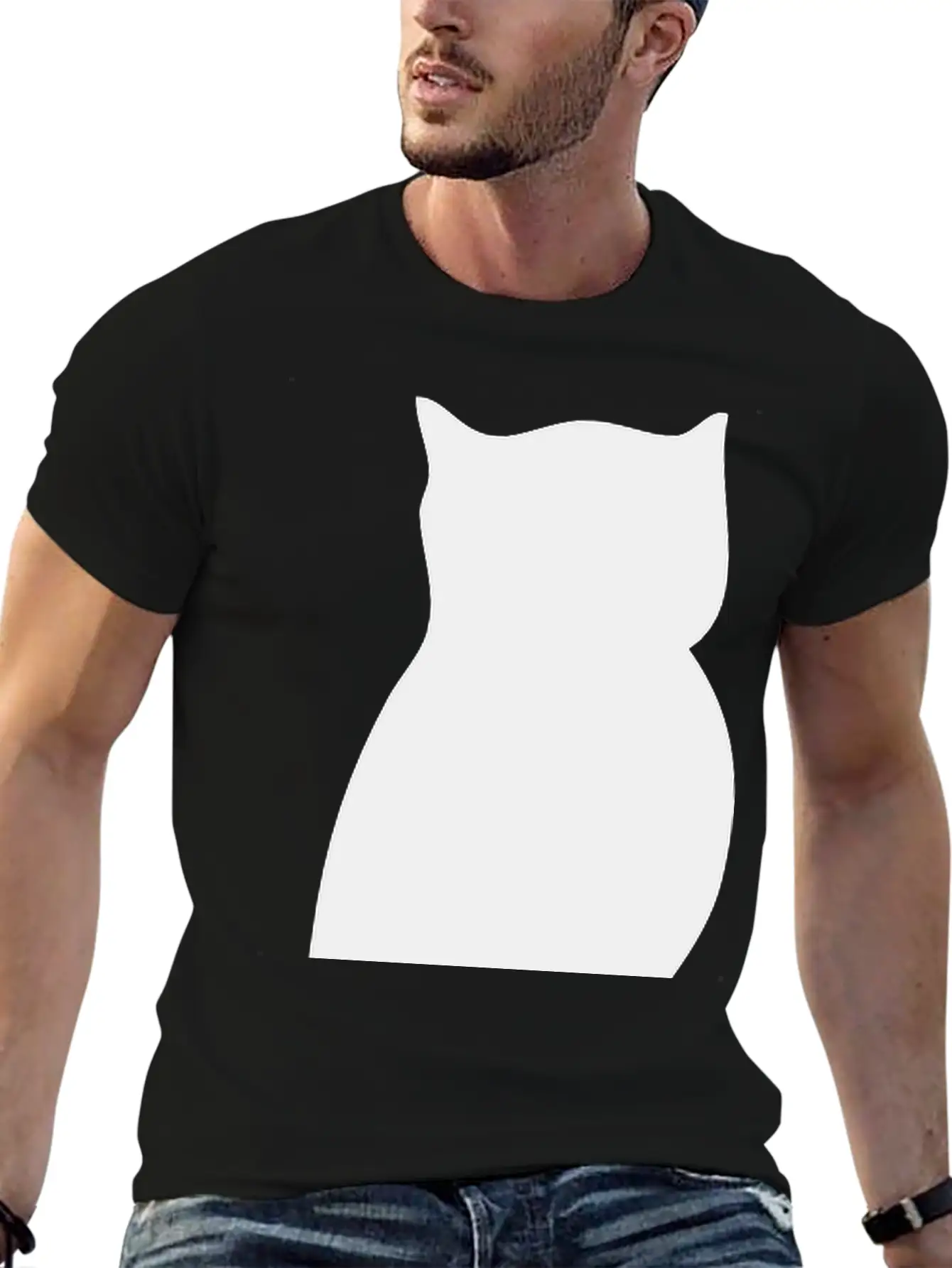 Owl Silhouette Classic Cotton Tee – Unisex Comfort For Any Season