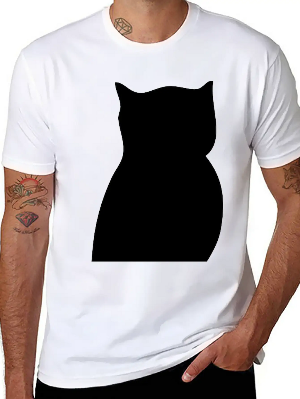 Owl Silhouette Classic Cotton Tee – Unisex Comfort For Any Season