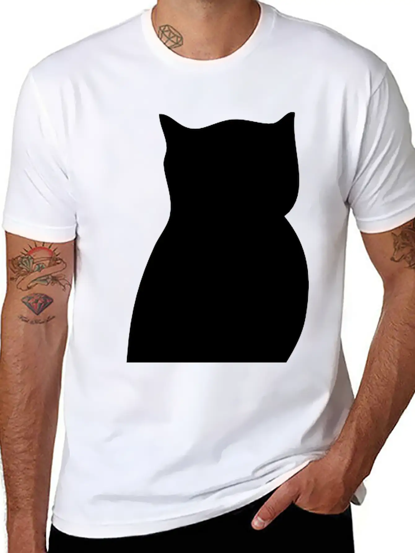 Owl Silhouette Classic Cotton Tee – Unisex Comfort For Any Season