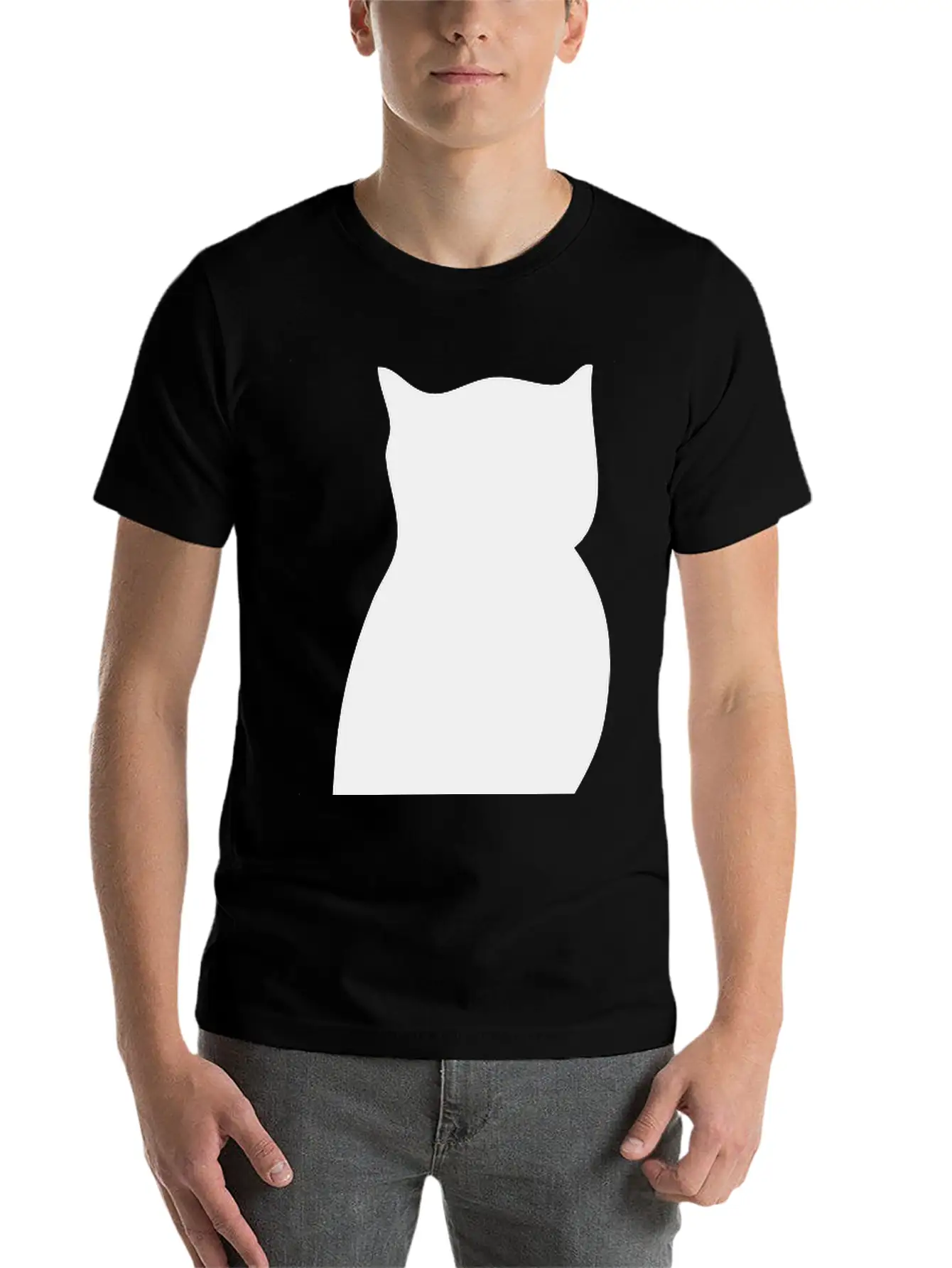 Owl Silhouette Classic Cotton Tee – Unisex Comfort For Any Season