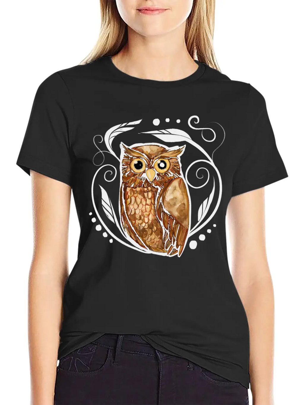 Owl Stylish Everyday T-Shirt – Unisex Basic Cotton Tee