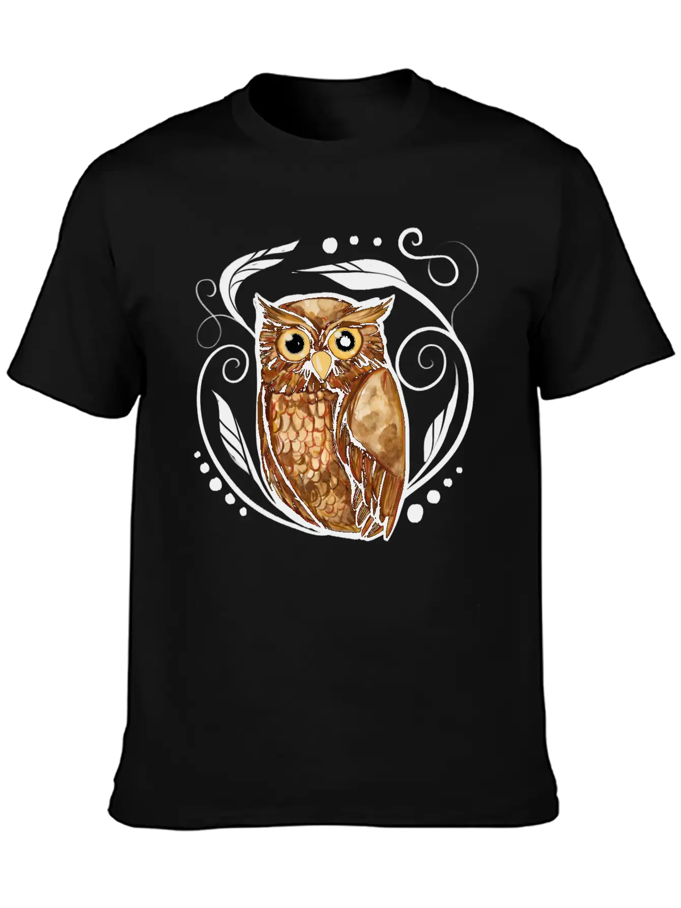 Owl Stylish Everyday T-Shirt – Unisex Basic Cotton Tee