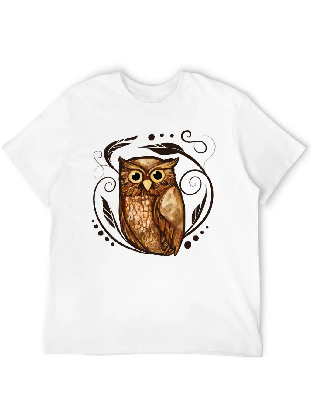 Owl Stylish Everyday T-Shirt – Unisex Basic Cotton Tee