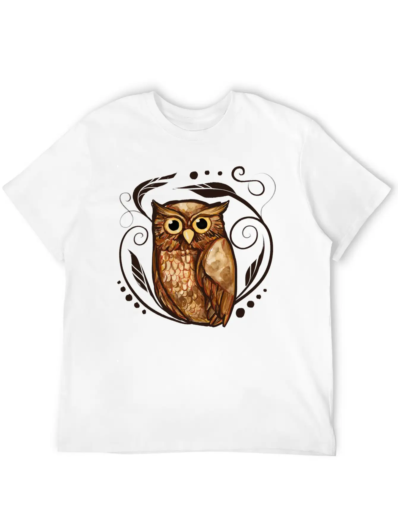 Owl Stylish Everyday T-Shirt – Unisex Basic Cotton Tee