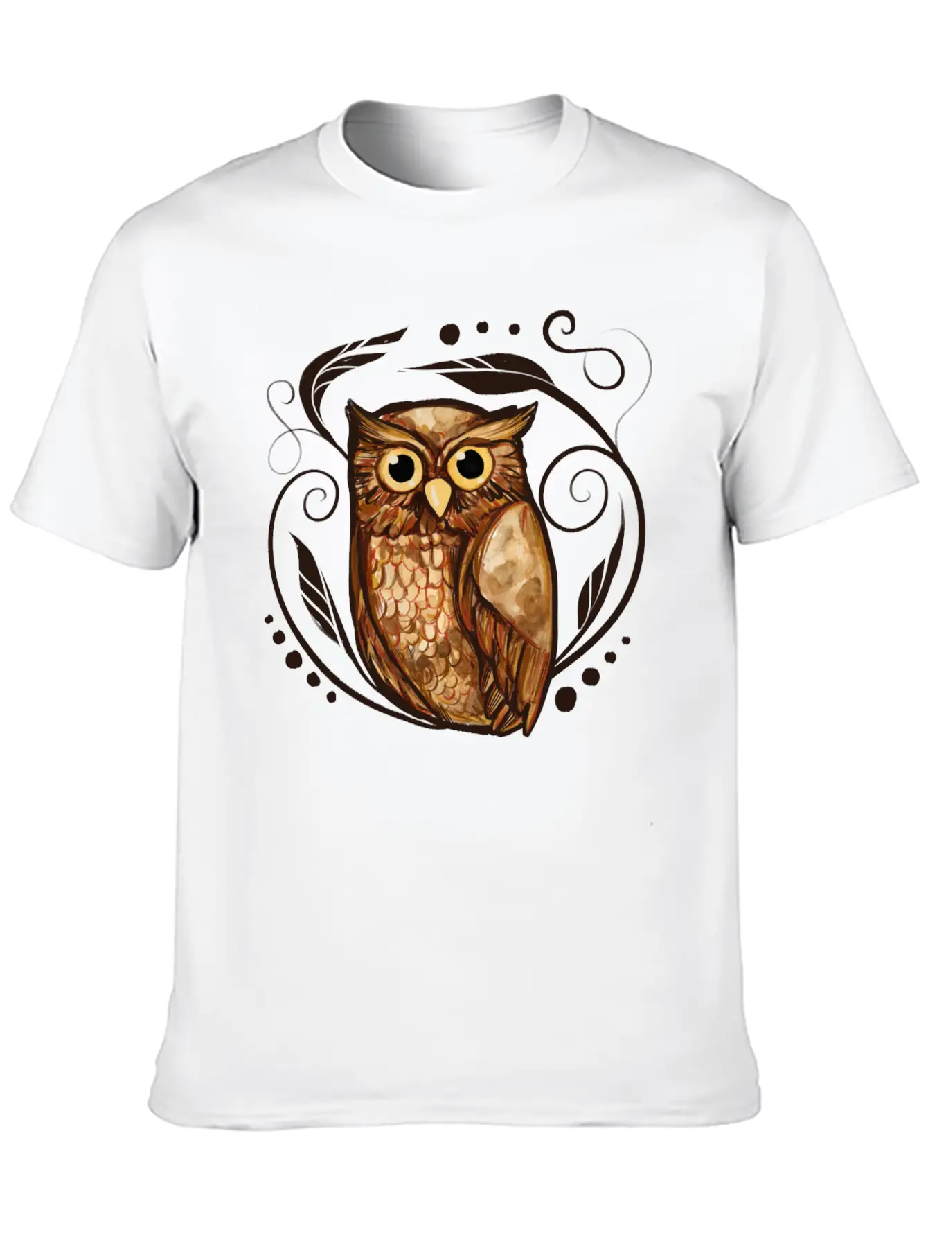 Owl Stylish Everyday T-Shirt – Unisex Basic Cotton Tee