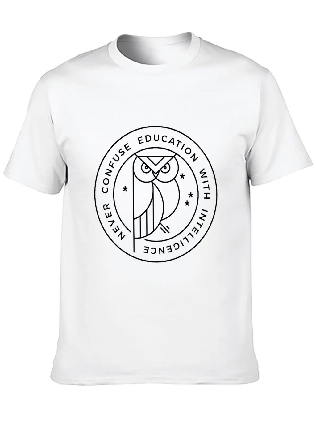 Owl Unisex Casual T-Shirt – Clean Design For Daily Comfort
