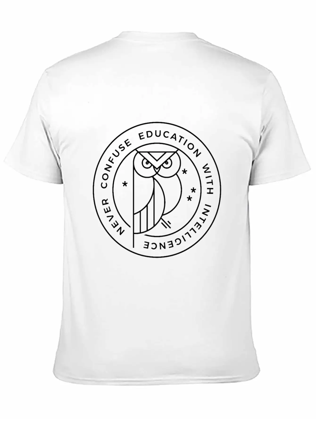 Owl Unisex Casual T-Shirt – Clean Design For Daily Comfort