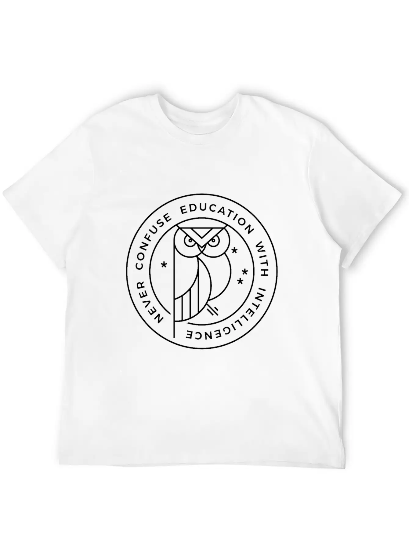 Owl Unisex Casual T-Shirt – Clean Design For Daily Comfort