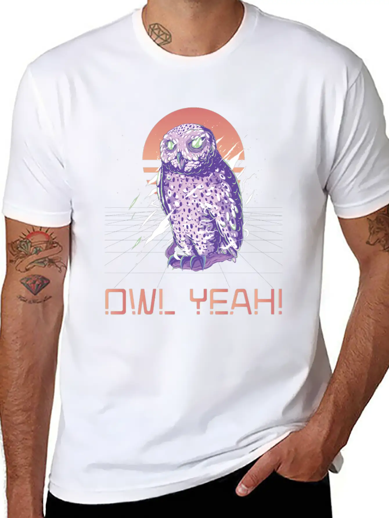 Owl Yeah Owl Lover Nocturnal Bird Owl Whisperer Breathable Graphic T-Shirt – Perfect For Casual Days