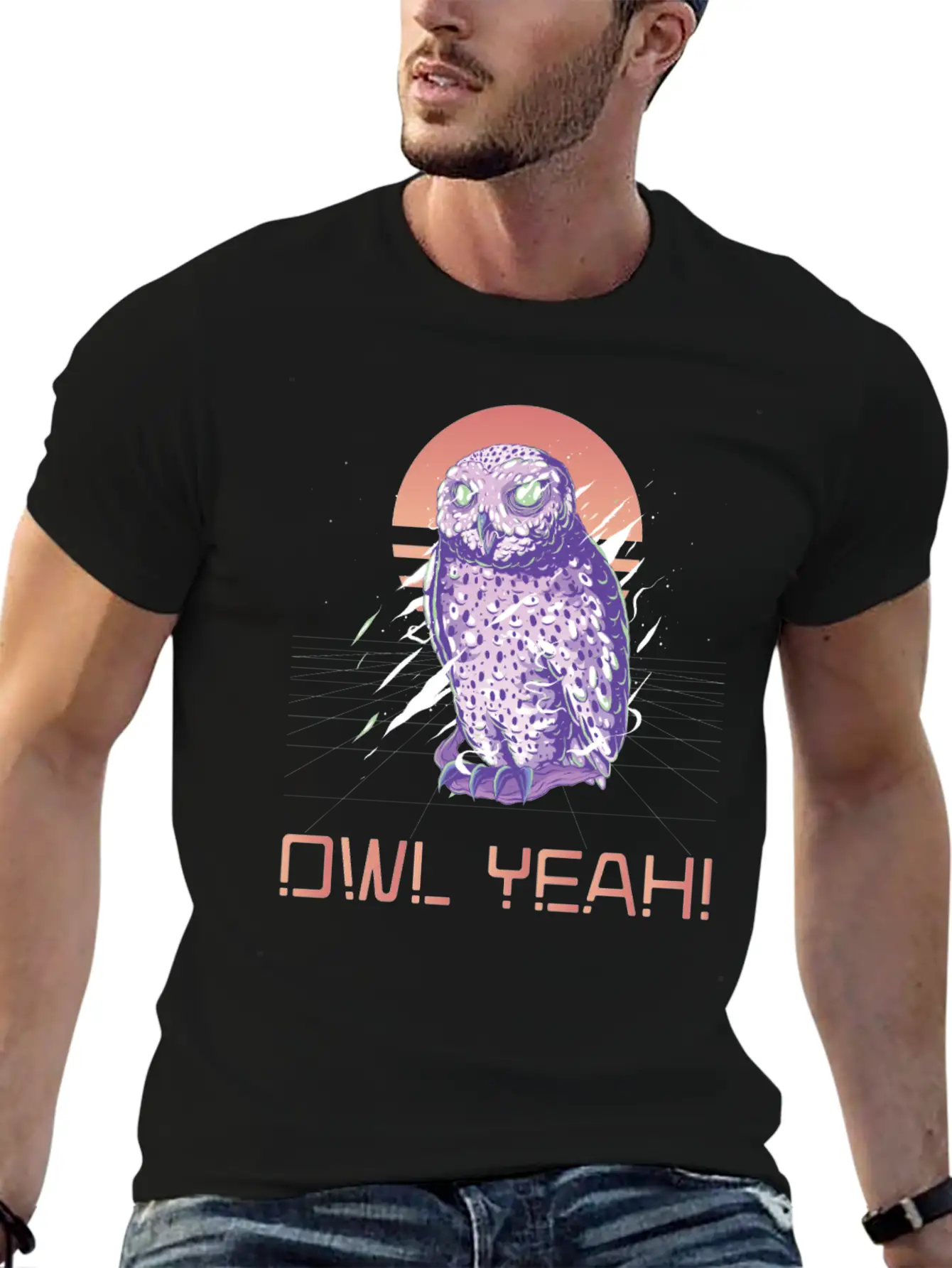 Owl Yeah Owl Lover Nocturnal Bird Owl Whisperer Breathable Graphic T-Shirt – Perfect For Casual Days
