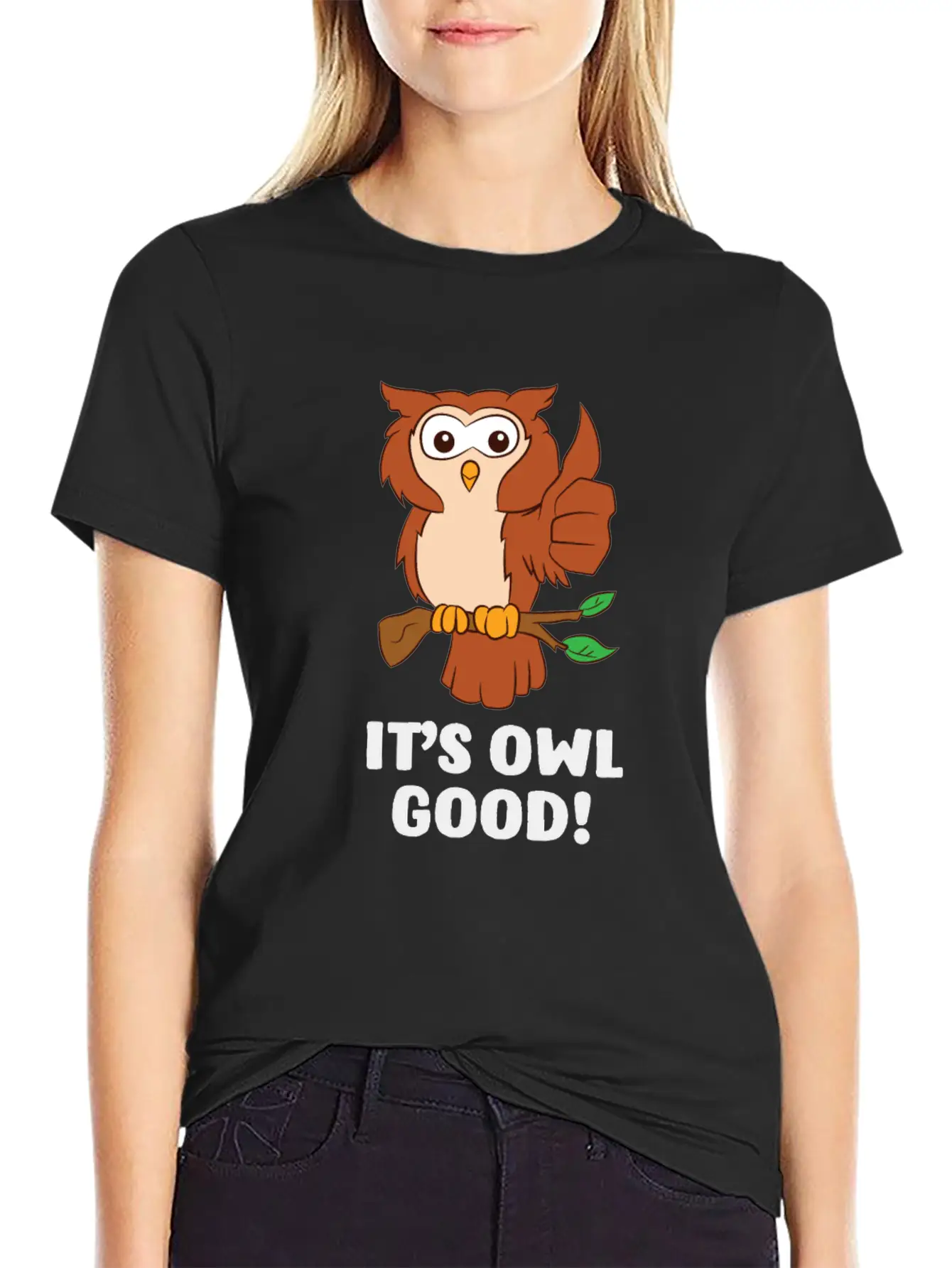 Owls Gift It's Owl Good Love Owls Timeless Short Sleeve Tee – Comfy And Minimalist Design