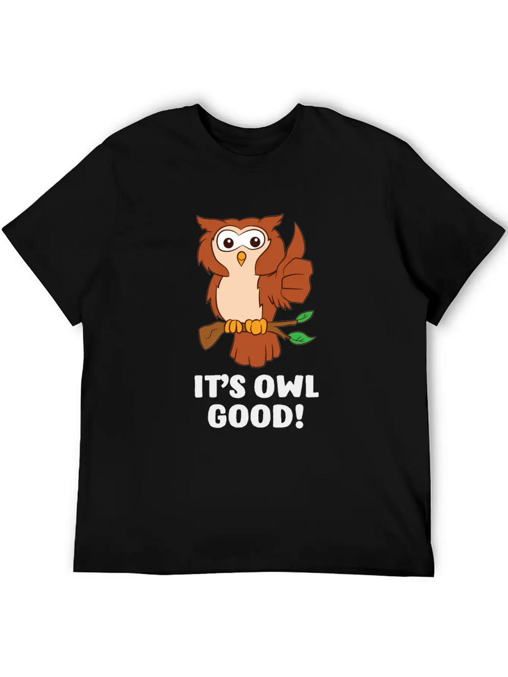 Owls Gift It's Owl Good Love Owls Timeless Short Sleeve Tee – Comfy And Minimalist Design