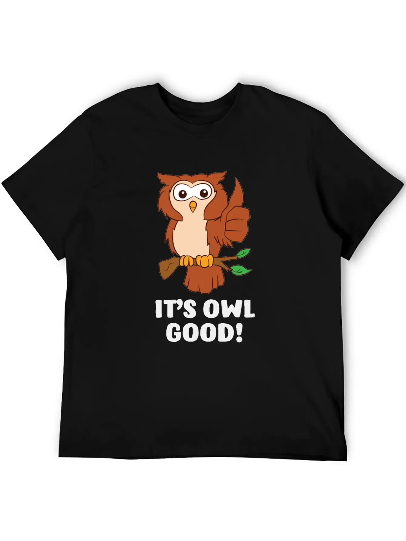 Owls Gift It's Owl Good Love Owls Timeless Short Sleeve Tee – Comfy And Minimalist Design