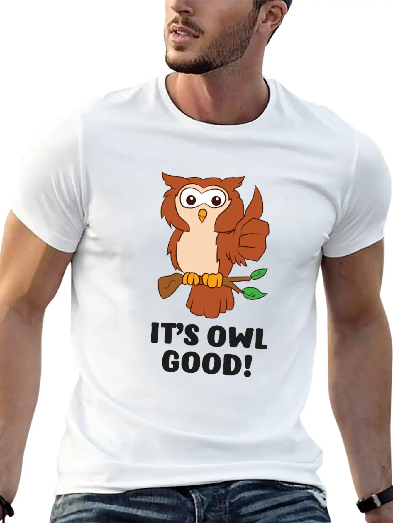 Owls Gift It's Owl Good Love Owls Timeless Short Sleeve Tee – Comfy And Minimalist Design