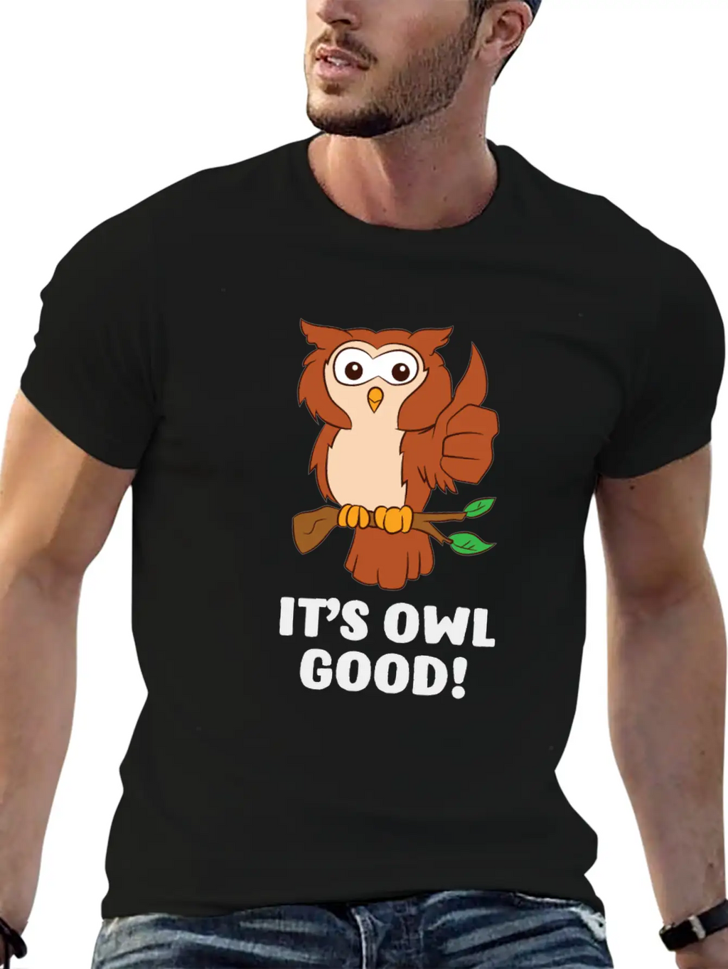 Owls Gift It's Owl Good Love Owls Timeless Short Sleeve Tee – Comfy And Minimalist Design