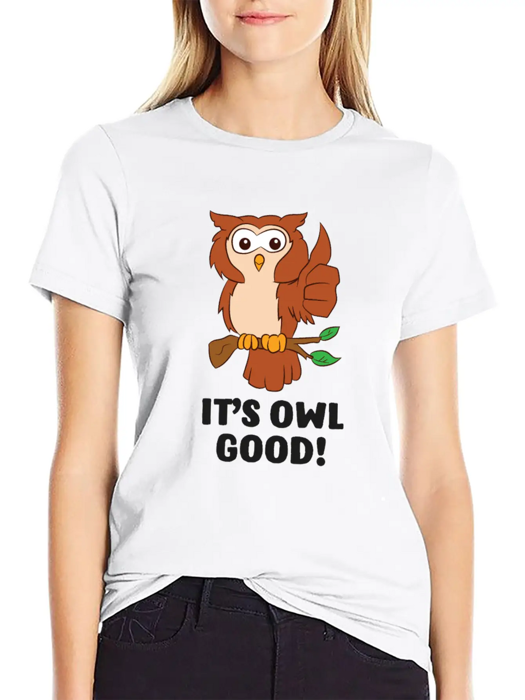 Owls Gift It's Owl Good Love Owls Timeless Short Sleeve Tee – Comfy And Minimalist Design
