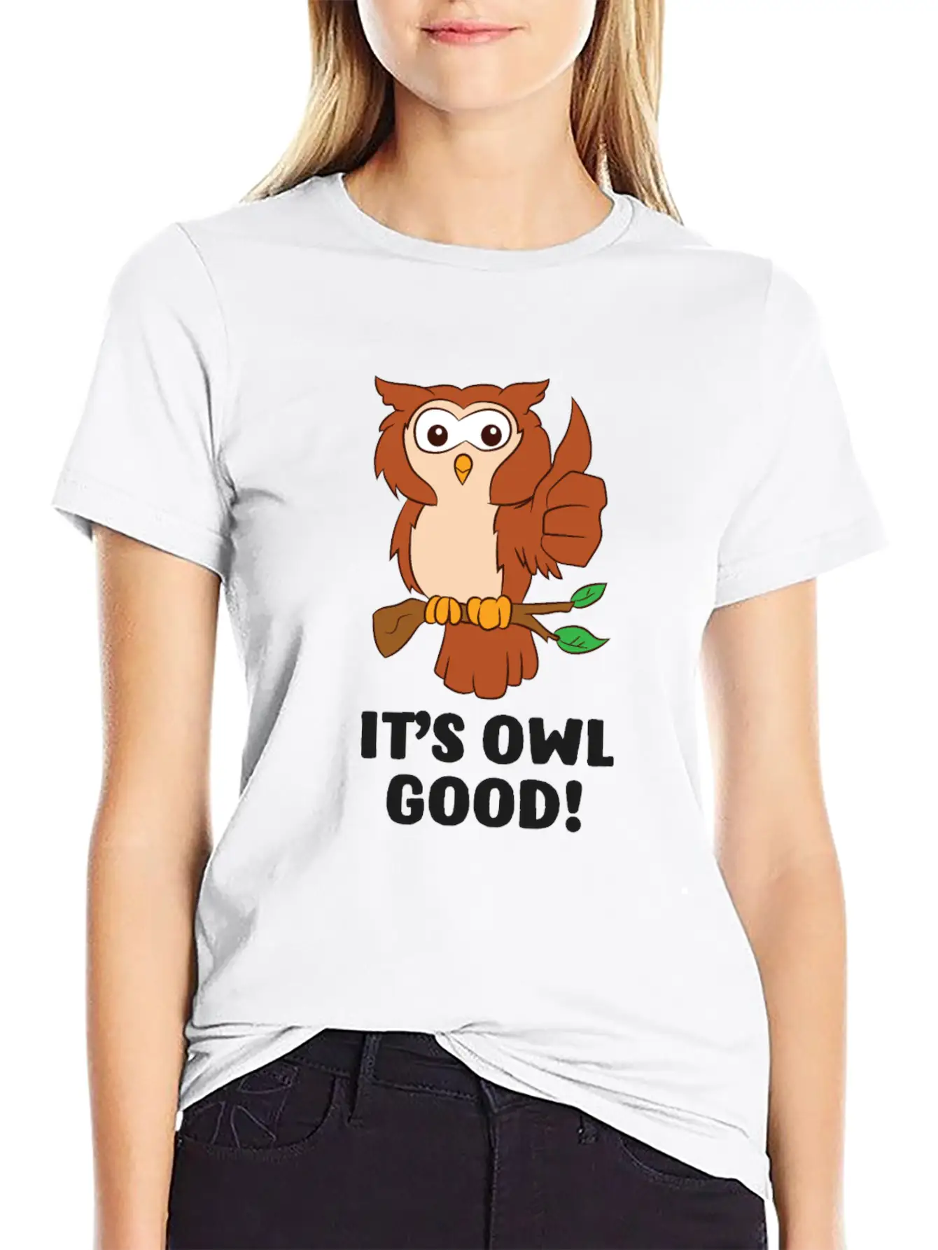 Owls Gift It's Owl Good Love Owls Timeless Short Sleeve Tee – Comfy And Minimalist Design