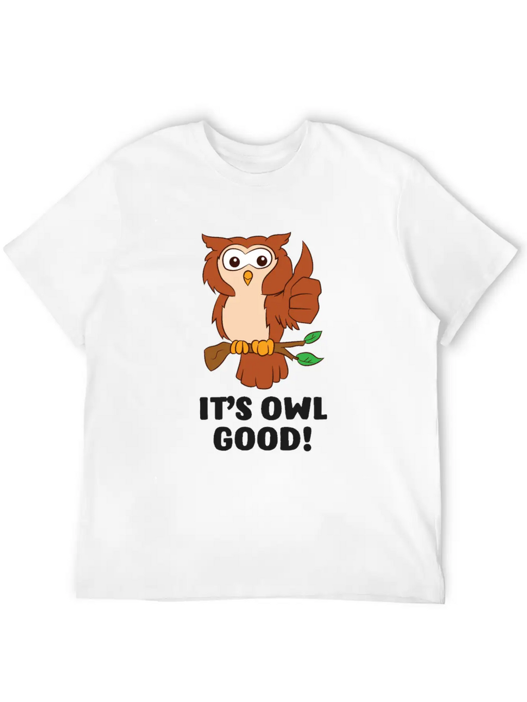 Owls Gift It's Owl Good Love Owls Timeless Short Sleeve Tee – Comfy And Minimalist Design
