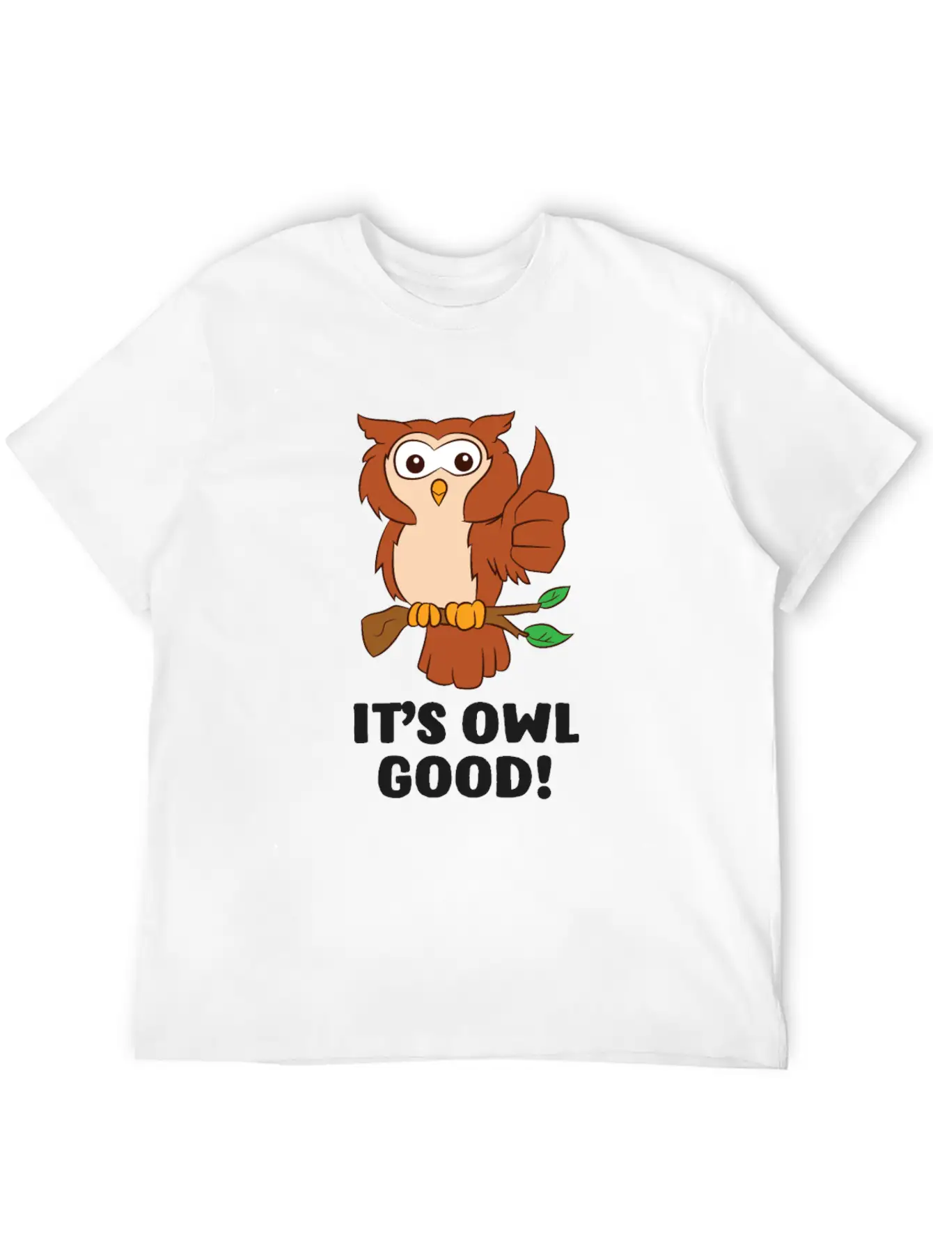 Owls Gift It's Owl Good Love Owls Timeless Short Sleeve Tee – Comfy And Minimalist Design