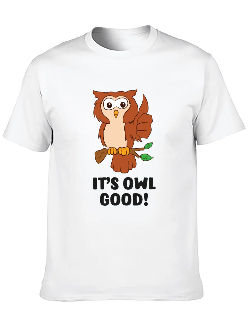 Owls Gift It's Owl Good Love Owls Timeless Short Sleeve Tee – Comfy And Minimalist Design