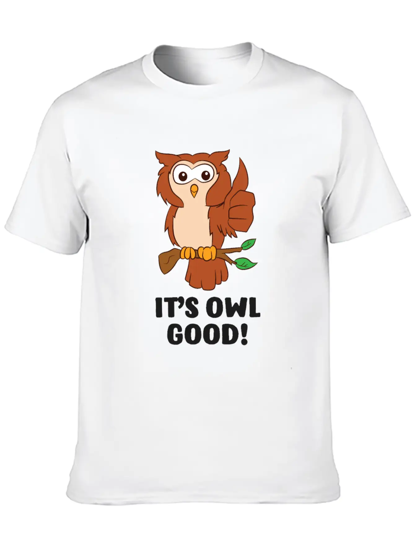 Owls Gift It's Owl Good Love Owls Timeless Short Sleeve Tee – Comfy And Minimalist Design