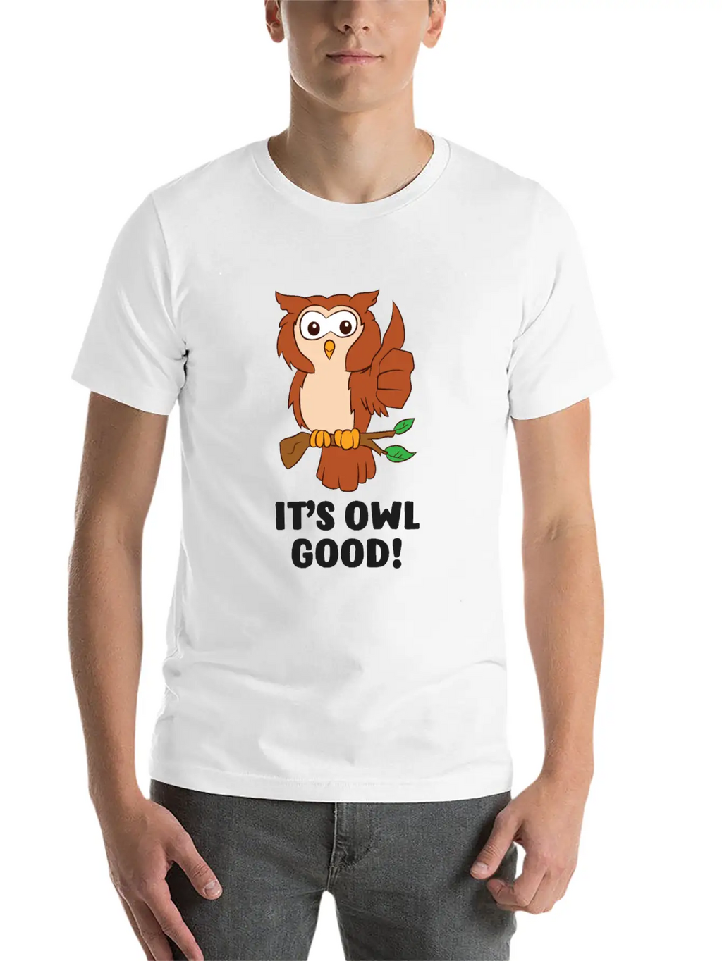 Owls Gift It's Owl Good Love Owls Timeless Short Sleeve Tee – Comfy And Minimalist Design