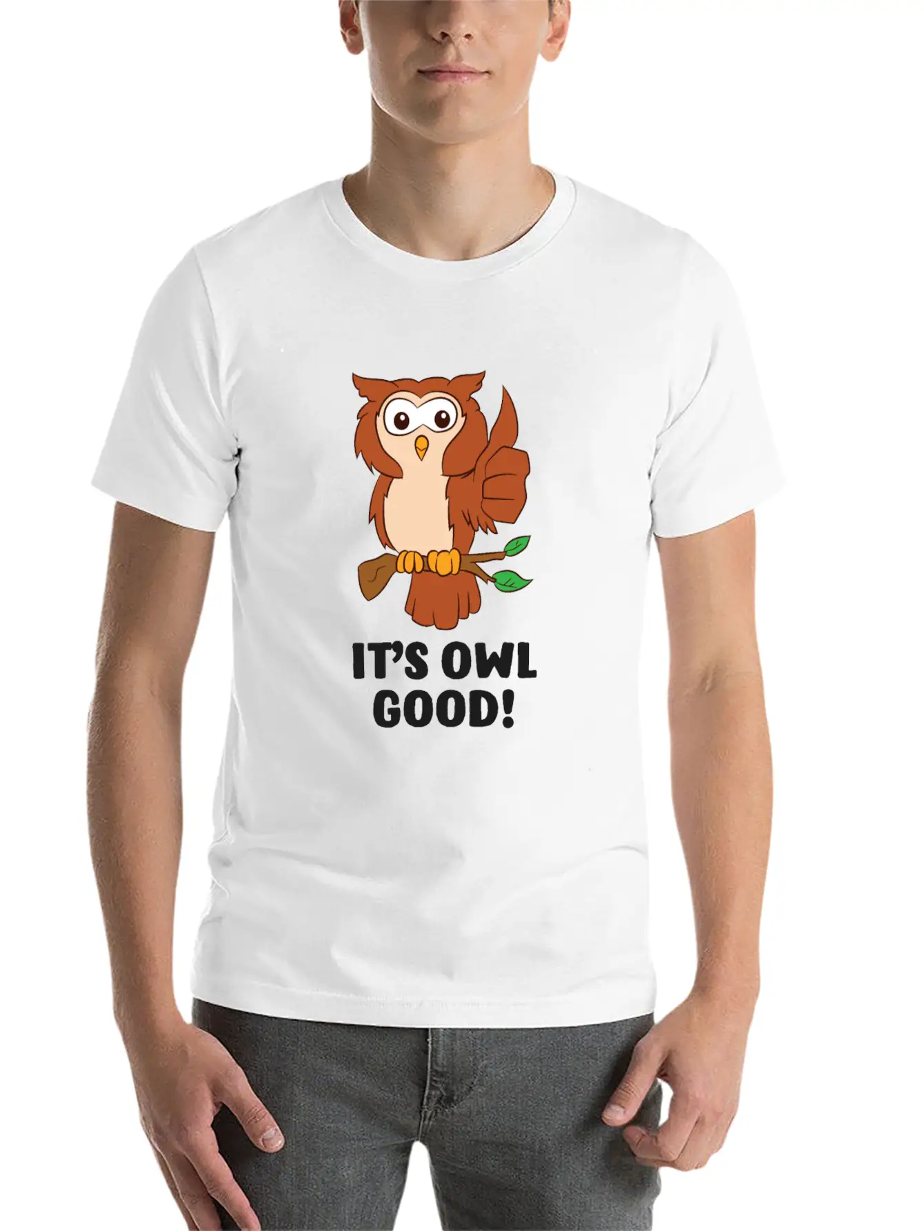 Owls Gift It's Owl Good Love Owls Timeless Short Sleeve Tee – Comfy And Minimalist Design