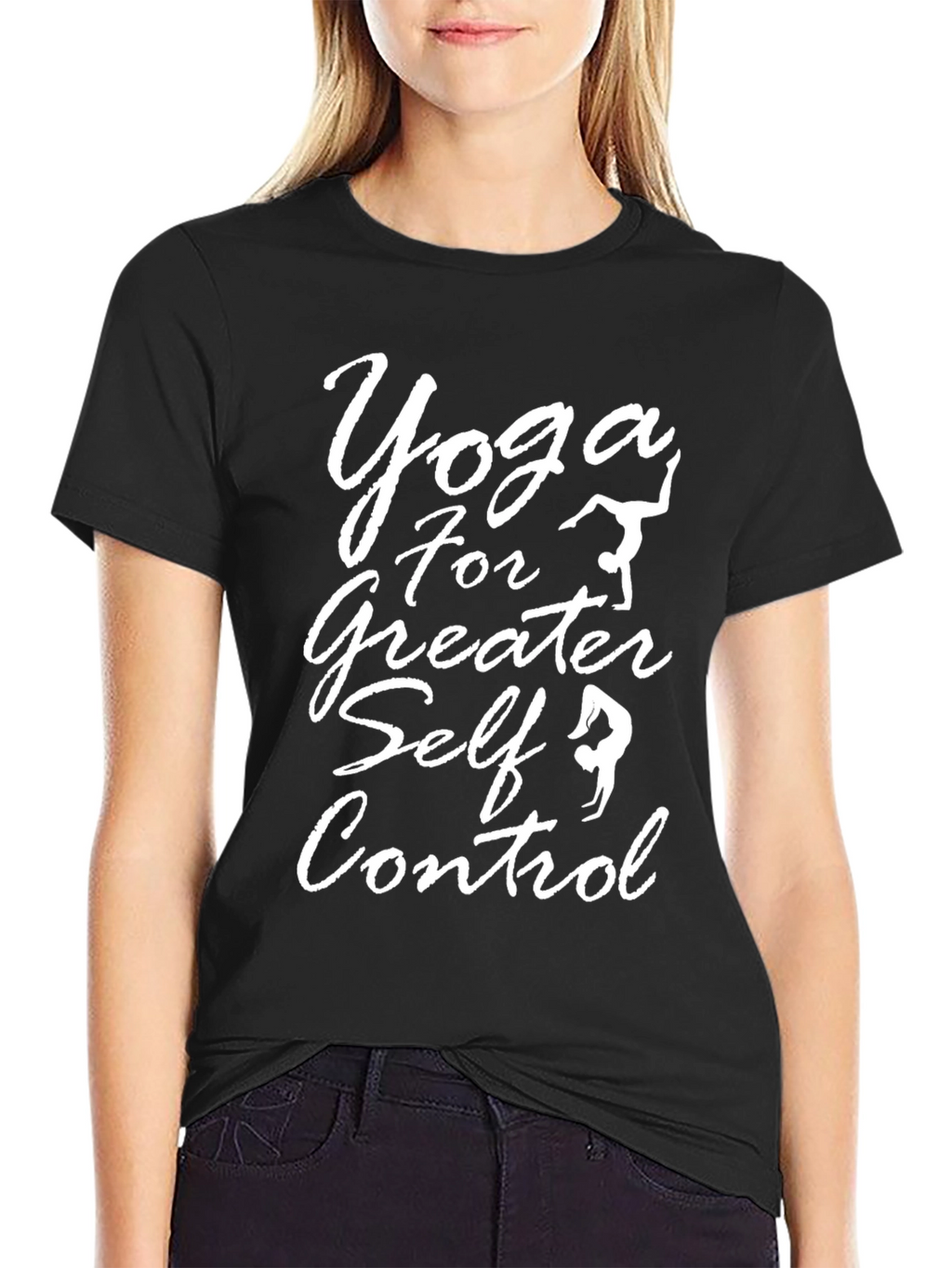 Yoga for Greater Self-Control Graphic T-Shirt